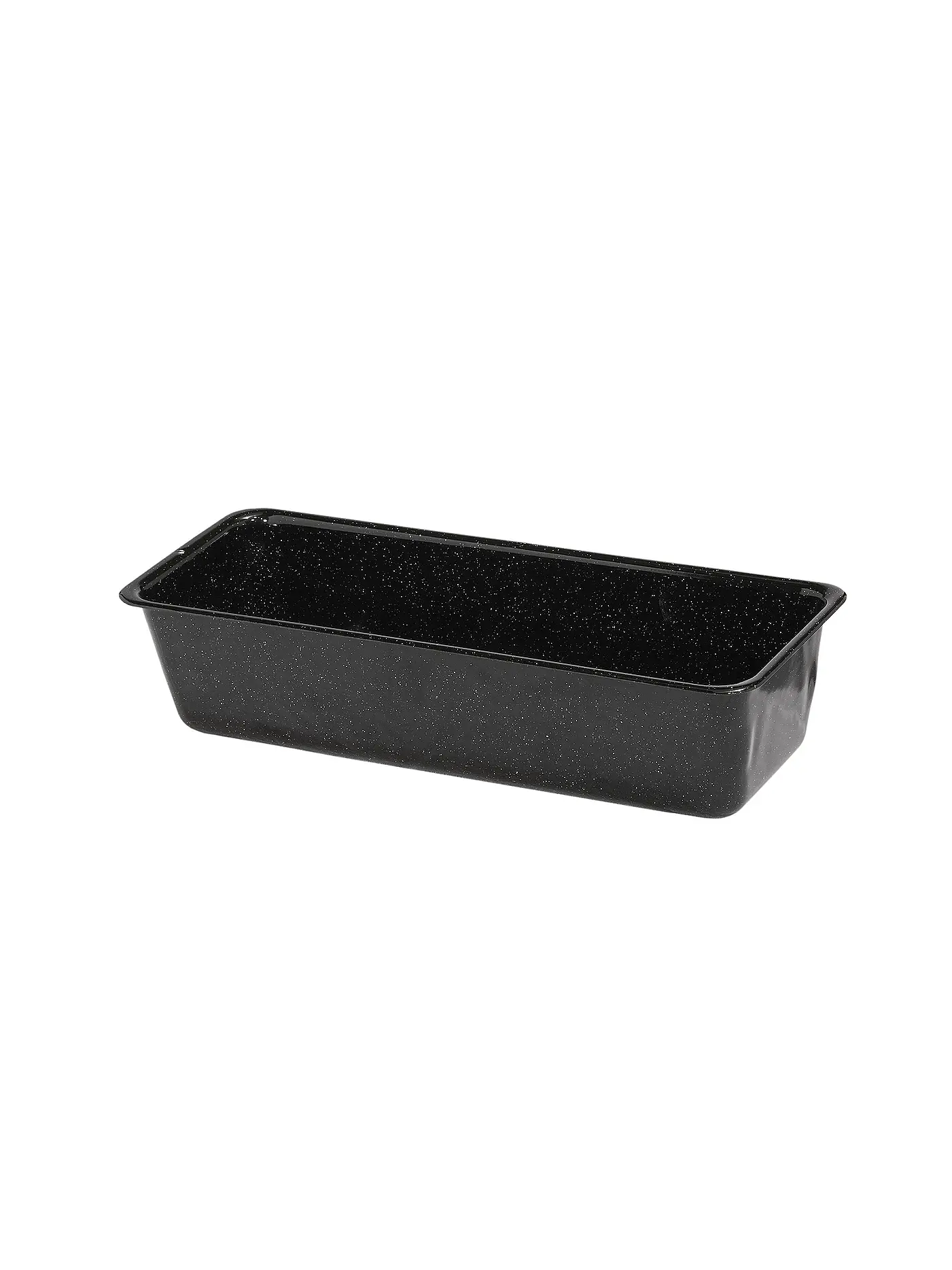 RIESS | Emaille Brotbackform Profi 35x14cm schwarz | 